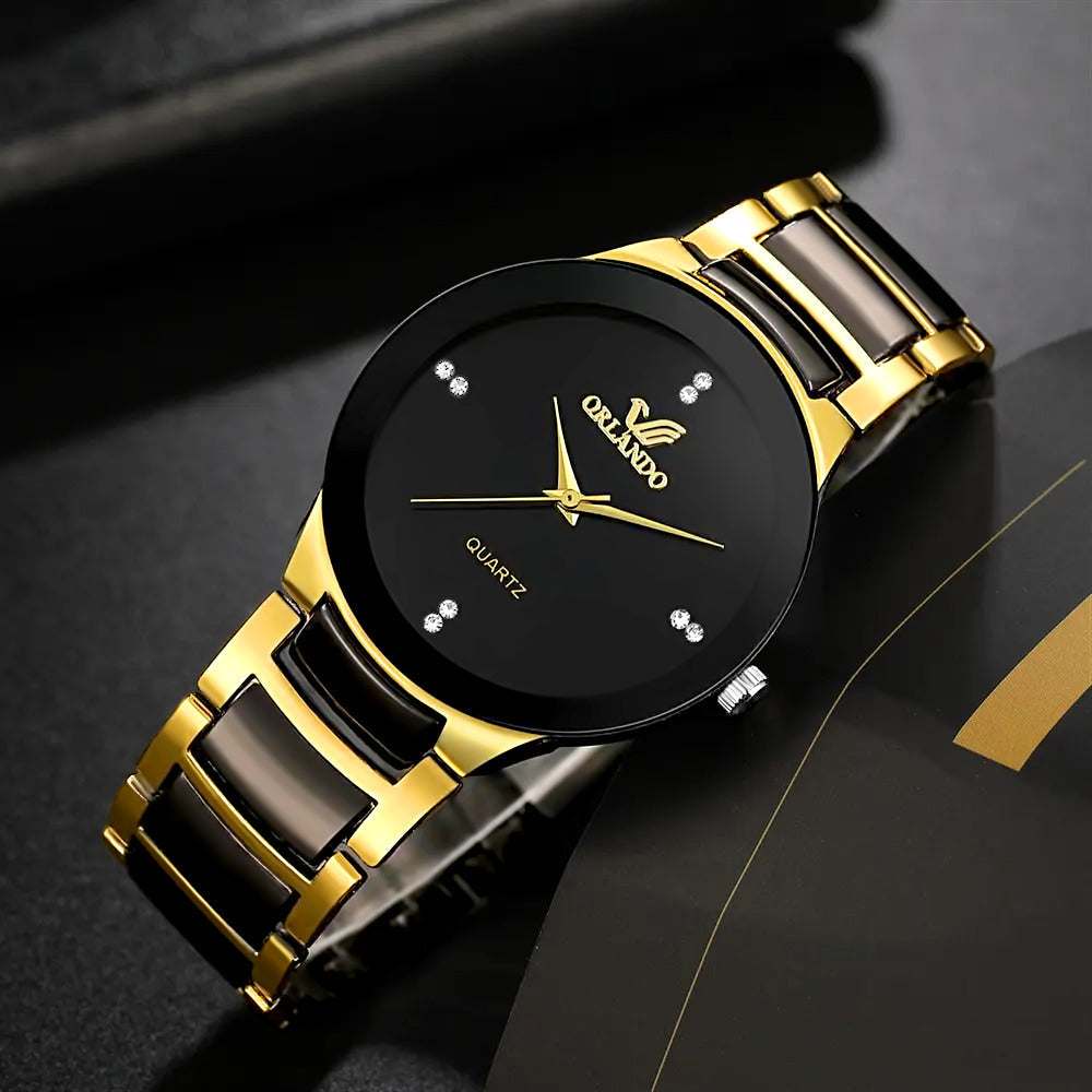 EDICIÓN LIMITADA❗️ |  | Jose Orlando™ Reloj Suizo de Lujo en Oro y Negro