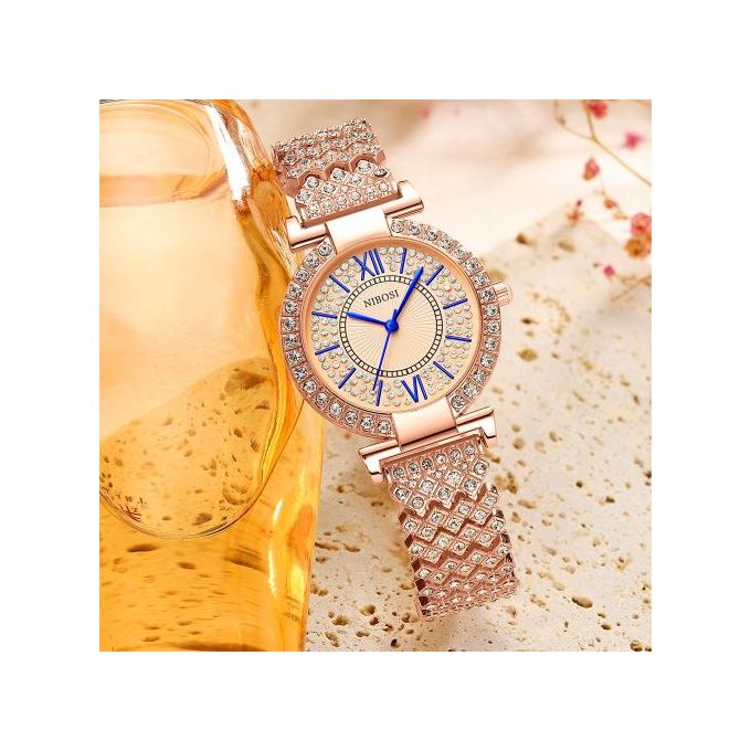 ❗️ Nuevo Producto ⚜️ | Eclat™ - Reloj de lujo de oro rosa🧩💖