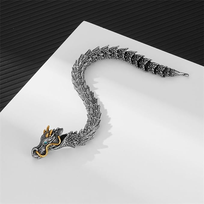 ❗️ EXCLUSIVO ❗ | Dragon™ Pulsera Dragón Plata de Ley