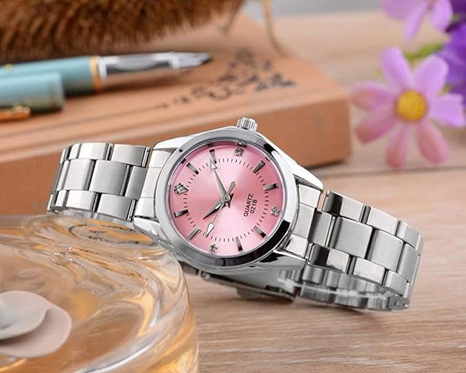 💥 Producto Exclusivo | Grace™ - RELOJ DE LUJO PLATA Y ROSA ⚡️