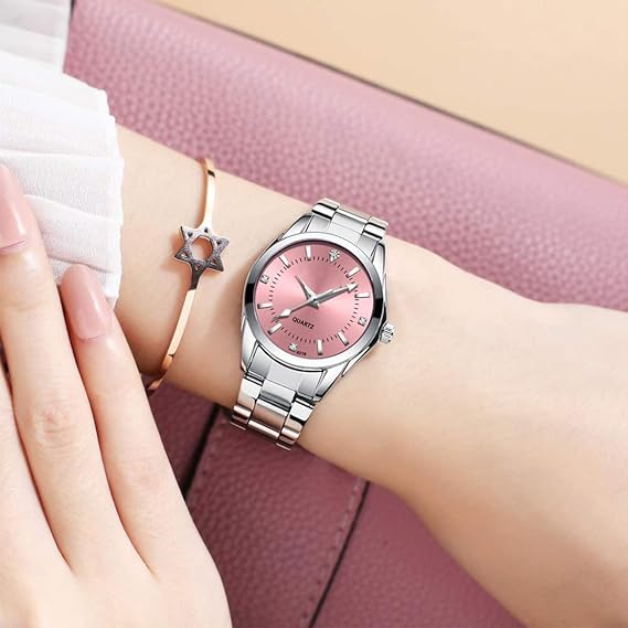 💥 Producto Exclusivo | Grace™ - RELOJ DE LUJO PLATA Y ROSA ⚡️