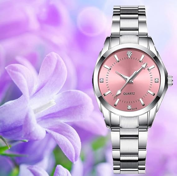 💥 Producto Exclusivo | Grace™ - RELOJ DE LUJO PLATA Y ROSA ⚡️