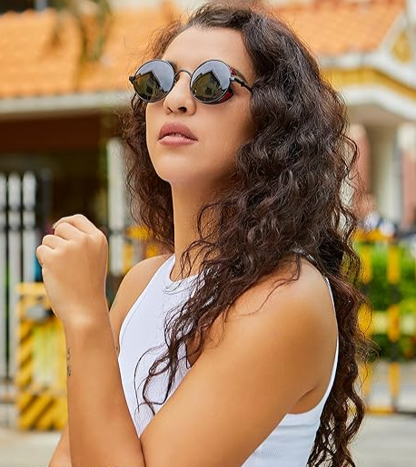 🔥 OFERTA EXCLUSIVA | Fashionable™ Gafas de sol redondas con montura metálica