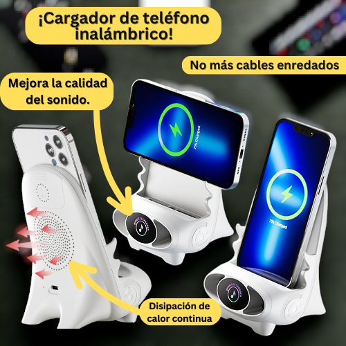 🔥Producto Exclusivo🔥 | Connectify™ Mini Podio Cargador Rápido Inalámbrico para Teléfonos!