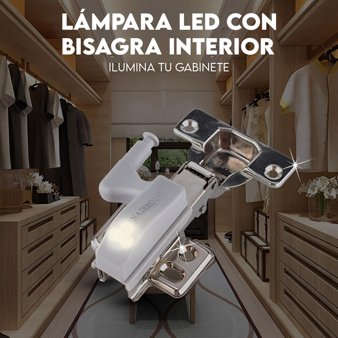 🔥 OFERTA EXCLUSIVA | Portable™ LED con bisagra interior debajo de las luces del gabinete