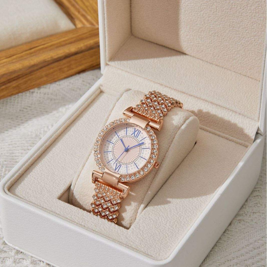 ❗️ Nuevo Producto ⚜️ | Eclat™ - Reloj de lujo de oro rosa🧩💖