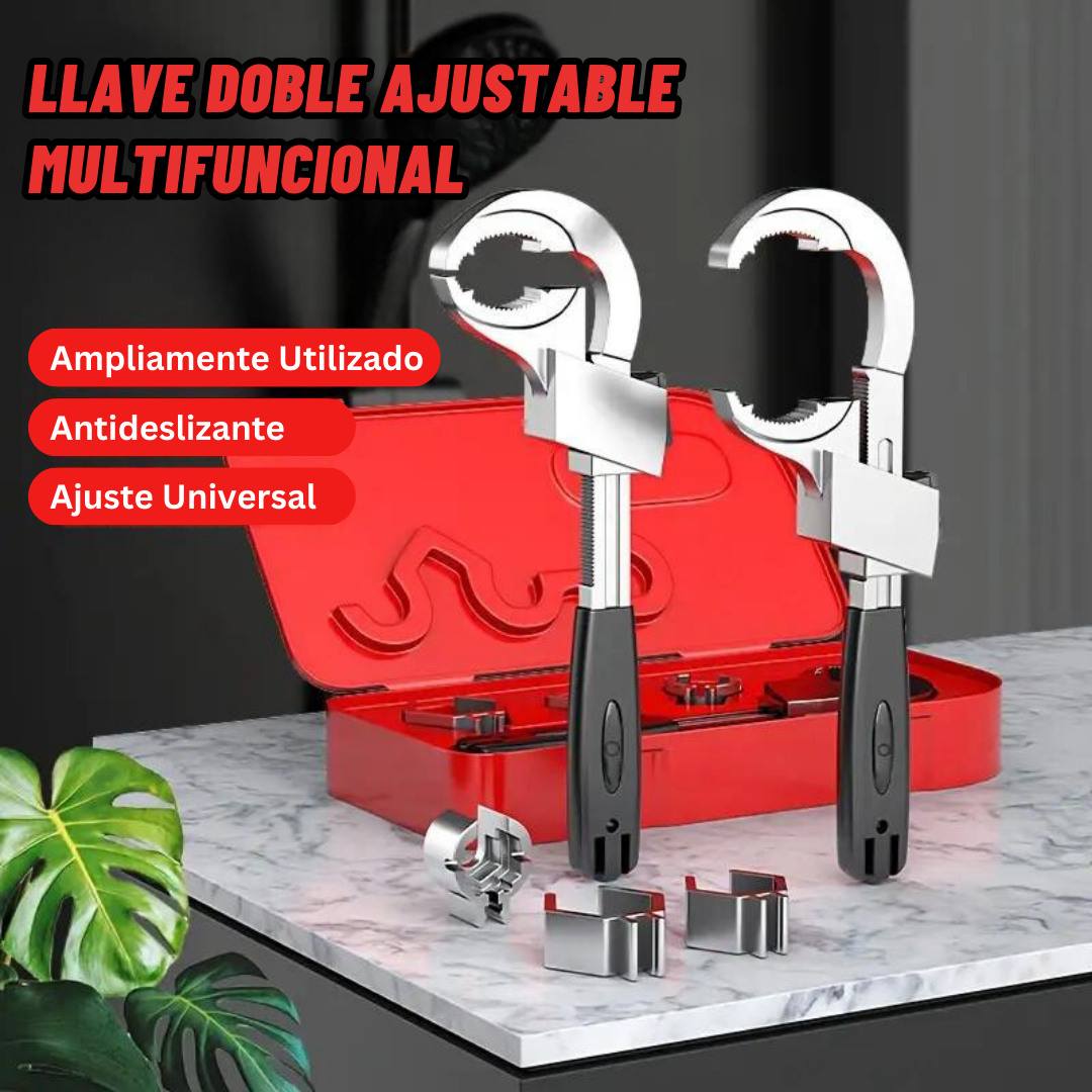 💥 Lanzamiento Exclusivo | Llave Doble Ajustable Multifuncional