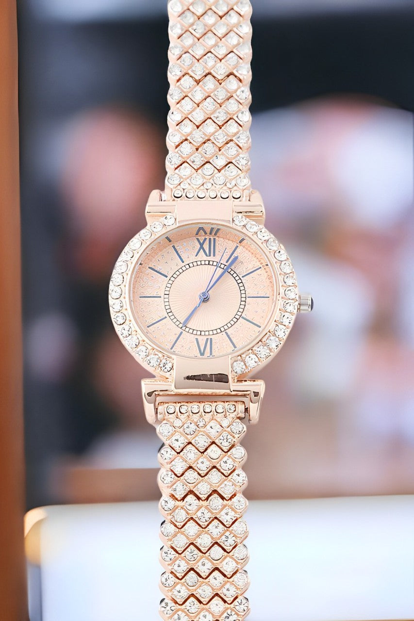 ❗️ Nuevo Producto ⚜️ | Eclat™ - Reloj de lujo de oro rosa🧩💖