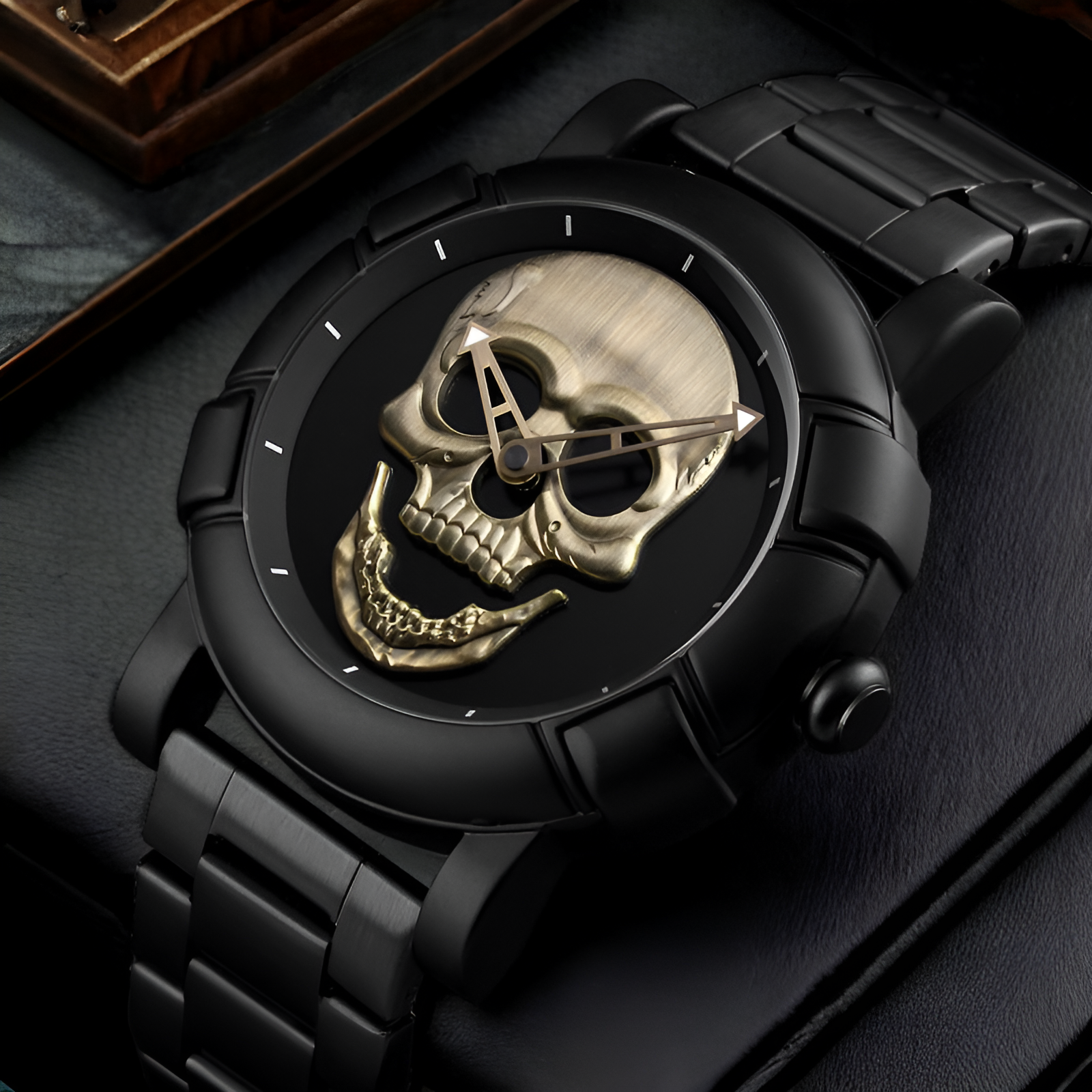 ❗️ Nuevo Producto ⚜️ | Skulltime™ RELOJ CALAVERA METAL BLANCO🧩