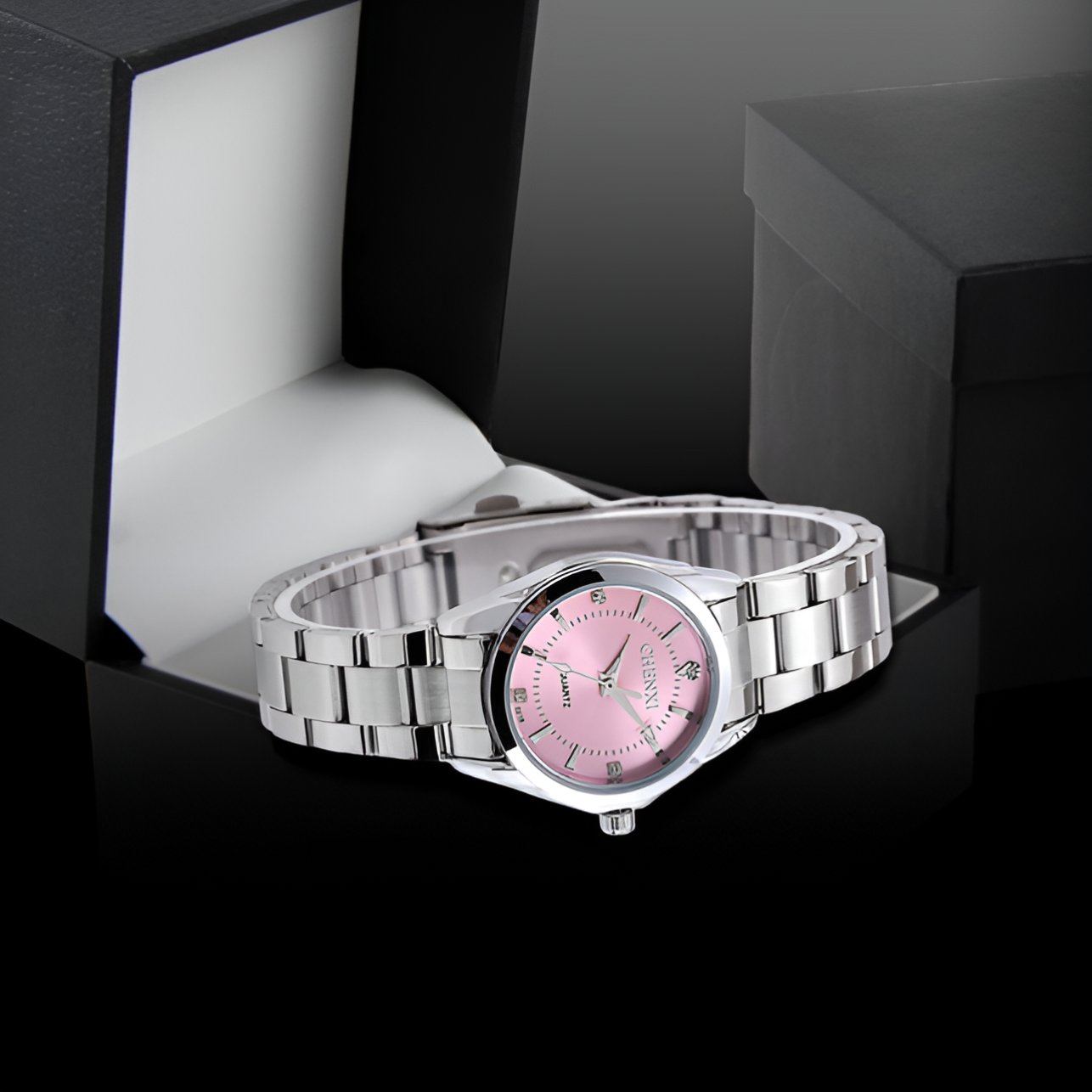 💥 Producto Exclusivo | Grace™ - RELOJ DE LUJO PLATA Y ROSA ⚡️