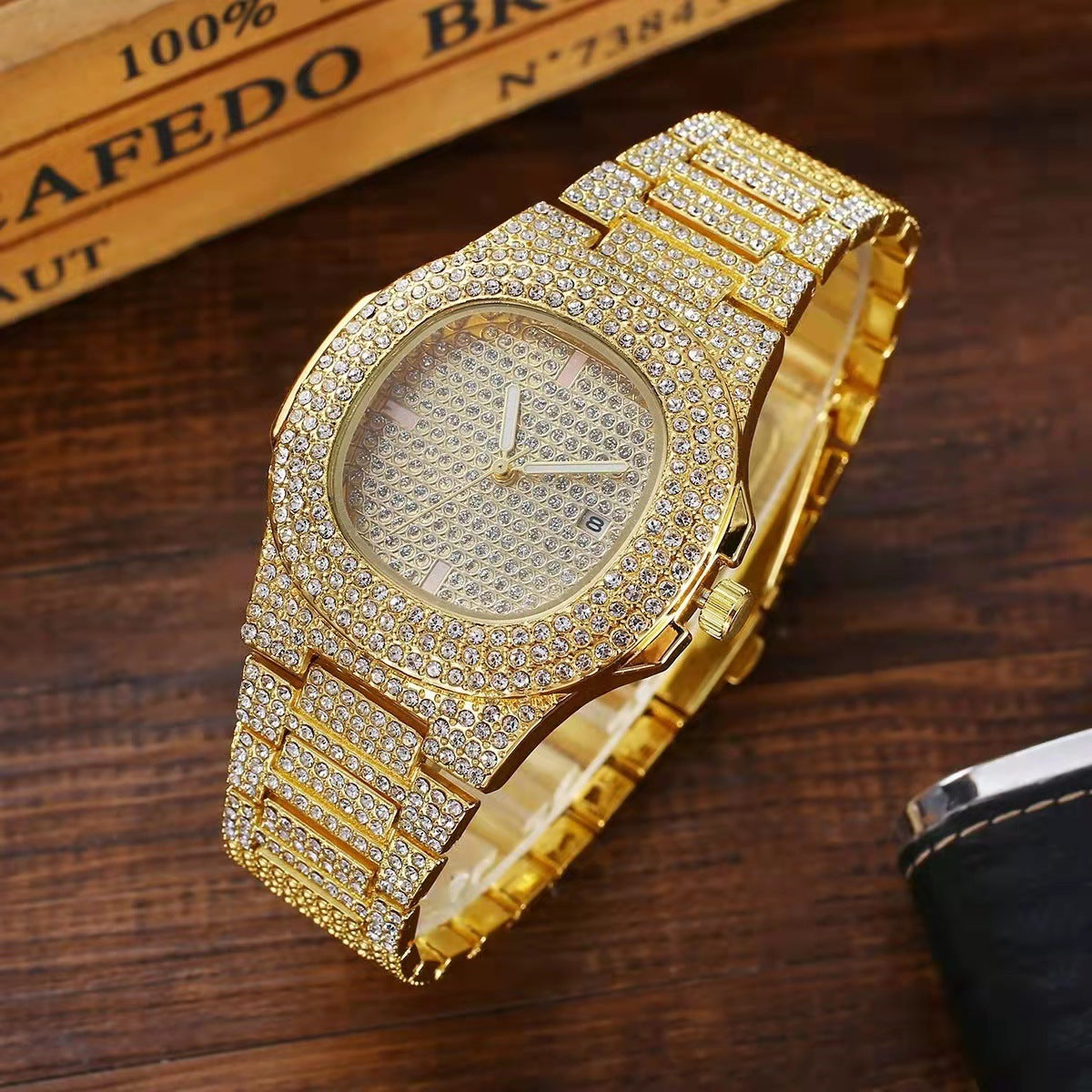 ❗️ EXCLUSIVO ❗ | Diamond™ Reloj de cuarzo masculino helado 🔱