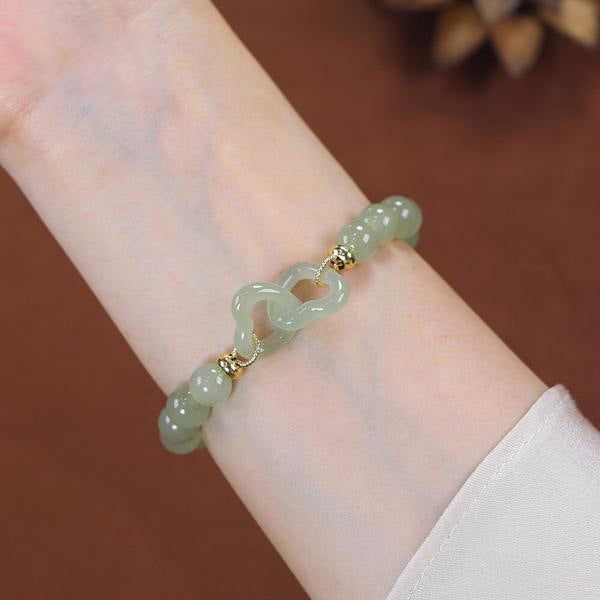 🔥 OFERTA EXCLUSIVA | Jade™ Pulsera de piedra de jade esmeralda 💫