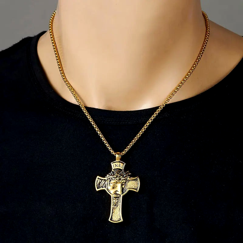 LANZAMIENTO EXCLUSIVO | ⛪Jesucristo Crucifijo colgante collar🙏.