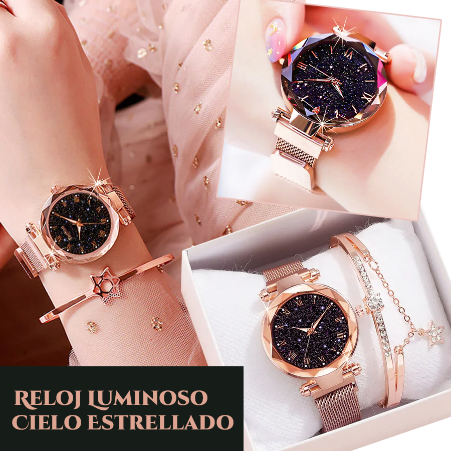 🔥 EDICIÓN LIMITADA | Reloj Luminoso Starry Sky Para Sensualidad 💥